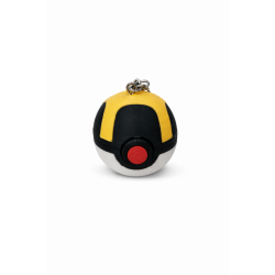 Pokemon 3D Printed Keychain Pokéball με κουμπί - Ultra Ball