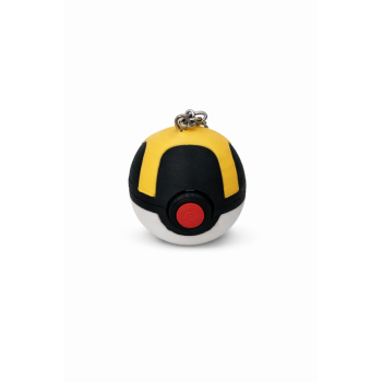 Pokemon 3D Printed Keychain Pokéball με κουμπί - Ultra Ball