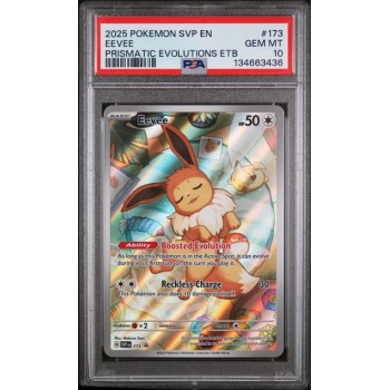 Eevee #173 – SVP EN-SV Black Star Promo – Prismatic Evolutions ETB (2025) – PSA 10 GEM MINT