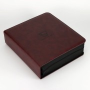 Άλμπουμ Καρτών Gemloader Premium Graded Card Binder για PSA, BGS & άλλες κάρτες ίσων διαστάσεων [28 Θέσεις 2X2] - Rich Auburn