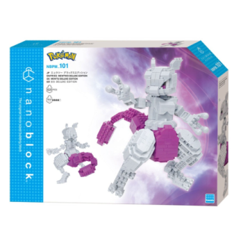 Pokémon: Kawada - Nanoblock - Mewtwo Deluxe Edition NBPM-101 