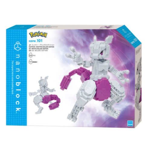 Pokémon: Kawada - Nanoblock - Mewtwo Deluxe Edition NBPM-101 