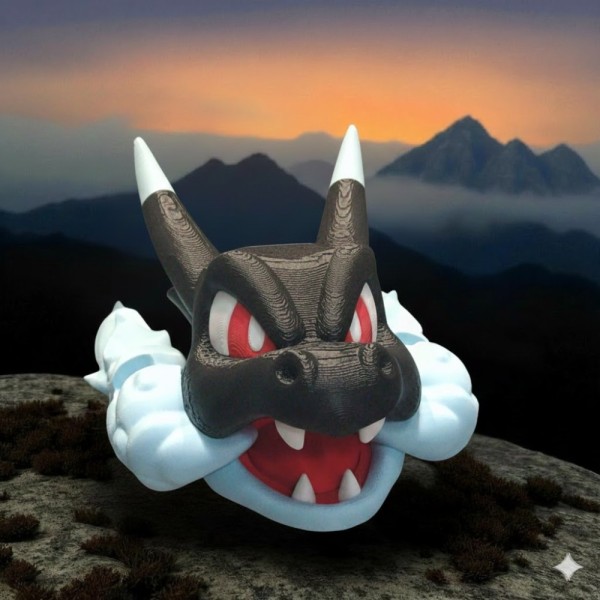 Pokémon 3D Printed Βάση τηλεχειριστήριου κονσόλας - Mega Charizard X