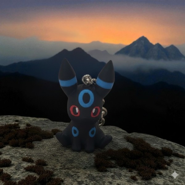 Pokémon 3D Printed Keychain - Umbreon (Shiny)