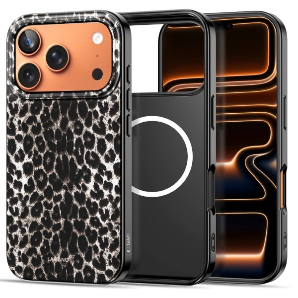 Θήκη Σιλικόνης Tech Protect Lamano Magsafe για Apple iPhone 17 Pro  - Leopard