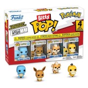 Funko Bitty POP! Pokémon 4‑Pack – Συλλεκτικές Φιγούρες Squirtle, Eevee, Growlithe & Psyduck