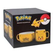 Σετ Πρωινού Pokemon ABYSTYLE – Pikachu (Κούπα 330ml & Μπολ Δημητριακών 690ml)