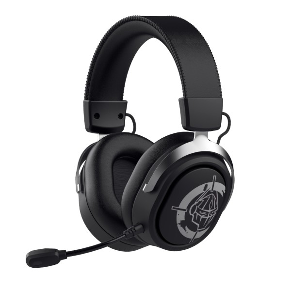 Zero Ground HD-2400G Keiji Ασύρματο Over Ear Gaming Headset 7.1 με σύνδεση USB - Black