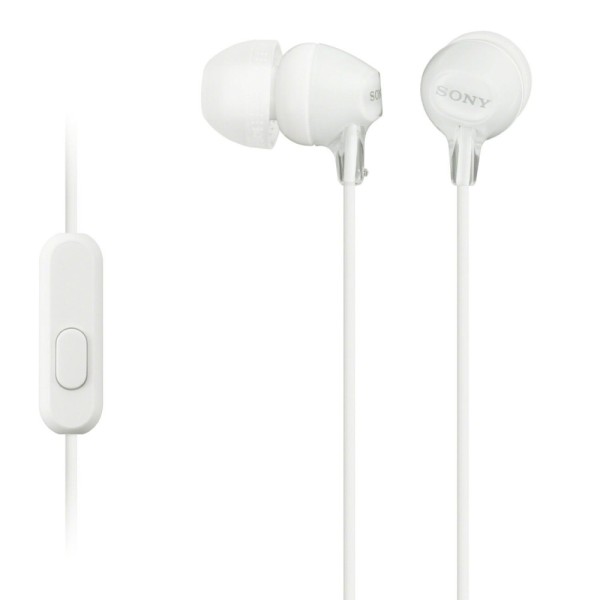 Ακουστικά Ενσύρματα Sony MDR-EX15AP In-ear Handsfree με Βύσμα 3.5mm - White