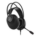 Zero ground Ikeda v3.0 HD-3800G Ενσύρματο Over Ear Gaming Headset 7.1 με σύνδεση 3.5mm & Usb - Black