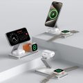 Ασύρματος Φορτιστής Tech-Protect QI15W-A47 3IN1 Magnetic Magsafe Wireless Charger - White
