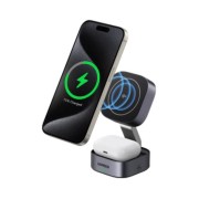 UGREEN W702 QI2 2IN1  Magnetic Magsafe Wireless Charger - Grey