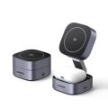UGREEN W702 QI2 2IN1  Magnetic Magsafe Wireless Charger - Grey