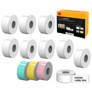 Σετ Χαρτιού για Μίνι Εκτυπωτή Ετικετών Kodak ERA M50 – Instant Label Printer Paper Set - (12τμχ)