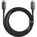Καλώδιο Φόρτισης Baseus Crystal Shine Braided USB-C σε USB-C, 100W, 20Gbps, 1,5m - Black