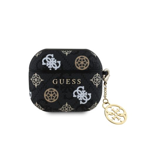 Σκληρή Θήκη Guess 4G Peony Charm για Apple AirPods 3 - Black