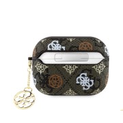 Σκληρή Θήκη Guess 4G Peony Charm για Apple AirPods 3 - Brown