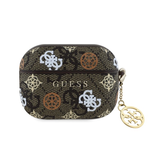 Σκληρή Θήκη Guess 4G Peony Charm για Apple AirPods 3 - Brown