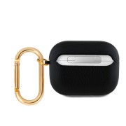 Σκληρή Θήκη Guess Grained Classic Logo για Apple AirPods 3 - Black