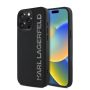 Θήκη Σιλικόνης Karl Lagerfeld Back Cover 3D Rubber Glitter Logo για iPhone 15 Pro - Black