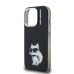 Θήκη Σιλικόνης Karl Lagerfeld Back Cover IML Aquarelle Choupette για iPhone 15 Pro - Black
