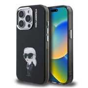 Θήκη Σιλικόνης Karl Lagerfeld Back Cover IML Aquarelle Karl για iPhone 15 Pro - Black