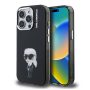 Θήκη Σιλικόνης Karl Lagerfeld Back Cover IML Aquarelle Karl για iPhone 15 Pro - Black