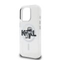 Σκληρή Θήκη Karl Lagerfeld Back Cover με MagSafe IML Glitter Karl and Choupette Sketch για iPhone 16 Pro Max - Clear