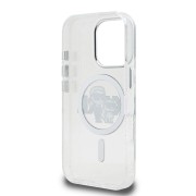 Σκληρή Θήκη Karl Lagerfeld Back Cover με MagSafe IML Glitter Karl and Choupette Sketch για iPhone 16 Pro Max - Clear