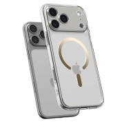 Θήκη Σιλικόνης Spigen Ultra Hybrid Mag Magsafe για Apple iPhone 17 Pro - Clear/Gold