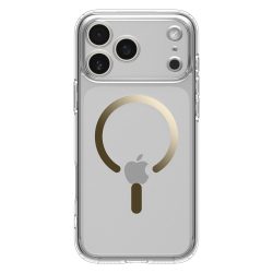Θήκη Σιλικόνης Spigen Ultra Hybrid Mag Magsafe για Apple iPhone 17 Pro - Clear/Gold