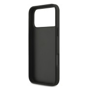 Σκληρή Θήκη δερματίνης Guess Back Cover με MagSafe Metal Logo Strap για iPhone 17 Pro Max - Black