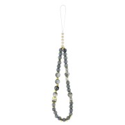 Σκληρή Θήκη Guess Back Cover με MagSafe IML Flowers Strap για iPhone 17 Pro Max - Black