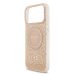 Σκληρή Θήκη Guess Back Cover με MagSafe IML Flowers Allover Strap για iPhone 17 Pro Max - Pink