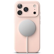 Θήκη Σιλικόνης Ringke Silicone Magnetic Magsafe για Apple iPhone 17 Pro Max - Pink Sand