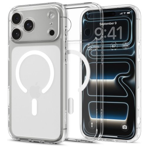 Θήκη Σιλικόνης Spigen Ultra Hybrid Mag Magsafe για Apple iPhone 17 Pro - Frosted White