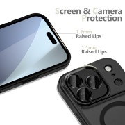 Θήκη Σιλικόνης Tech Protect Magcam Magsafe για Apple iPhone 17 Pro Max - Matte Black