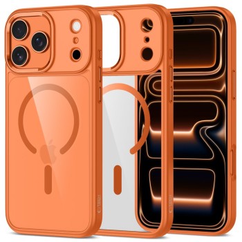 Θήκη Σιλικόνης Tech-Protect Magmat με Magsafe για Apple iPhone 17 Pro Max - Clear Orange
