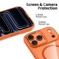 Θήκη Σιλικόνης Tech-Protect Magmat με Magsafe για Apple iPhone 17 Pro Max - Clear Orange