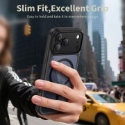 Θήκη Σιλικόνης Tech Protect Magpeak Magsafe CC για Apple iPhone 17 Pro Max - Black Clear