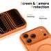 Θήκη Σιλικόνης Tech Protect Magpeak Magsafe CC για Apple iPhone 17/18 Pro Max - Matte Cosmic Orange