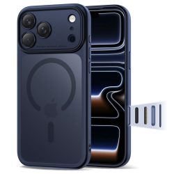 Θήκη Σιλικόνης Tech Protect Magpeak Magsafe CC για Apple iPhone 17 Pro  - Matte Deep Blue