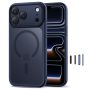 Θήκη Σιλικόνης Tech Protect Magpeak Magsafe CC για Apple iPhone 17/18 Pro Max - Matte Deep Blue