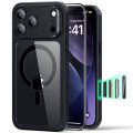 Θήκη Σιλικόνης ESR Classic Hybrid Kickstand με MagSafe & Tempered Glass για Apple iPhone 17 - Clear/Black 