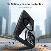 Θήκη Σιλικόνης ESR Classic Hybrid Kickstand με MagSafe για Apple iPhone 17 - Clear Black