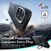 Θήκη Σιλικόνης ESR Cyber Kickstand Magsafe για Apple iPhone 17 - Black 