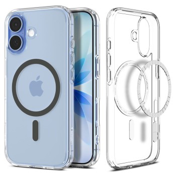 Θήκη Σιλικόνης Spigen Ultra Hybrid Mag Magsafe για Apple iPhone 17  - Clear Graphite