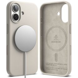 Θήκη Σιλικόνης Ringke Silicone Magnetic Magsafe για Apple iPhone 17 - Stone