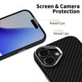 Θήκη Σιλικόνης Tech Protect Ion Carbon Magsafe για Apple iPhone 17  - Black Silver