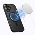 Θήκη Σιλικόνης Tech Magedge Magsafe για Apple iPhone 17  - Matte Black / Gunmetal